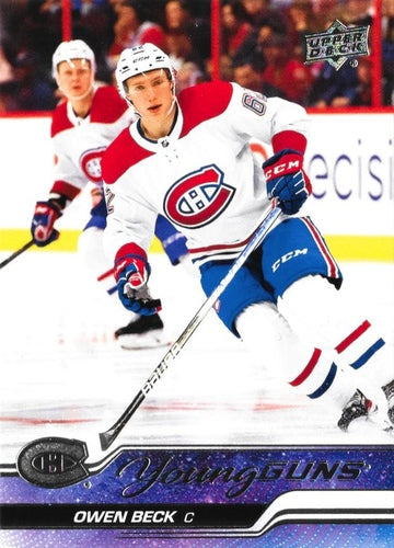 #214 Owen Beck - Montreal Canadiens - 2023-24 Upper Deck Hockey