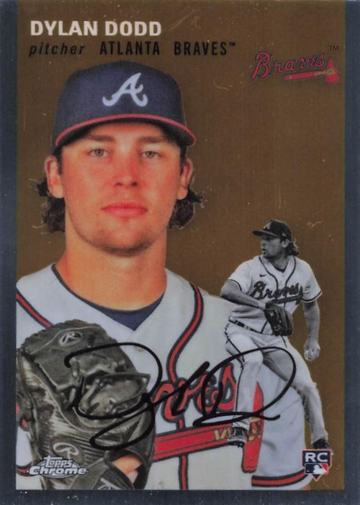 #214 Dylan Dodd - Atlanta Braves - 2023 Topps Chrome Platinum Anniversary Baseball