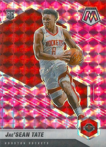 #214 Jae'Sean Tate - Houston Rockets - 2020-21 Panini Mosaic - Mosaic Camo Pink Basketball