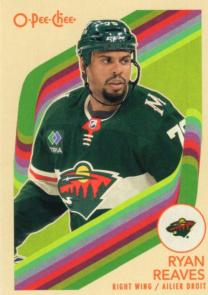 #214 Ryan Reaves - Minnesota Wild - 2023-24 O-Pee-Chee - Retro Hockey