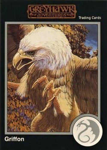 #214 Griffon - 1991 TSR Advanced Dungeons & Dragons - Silver