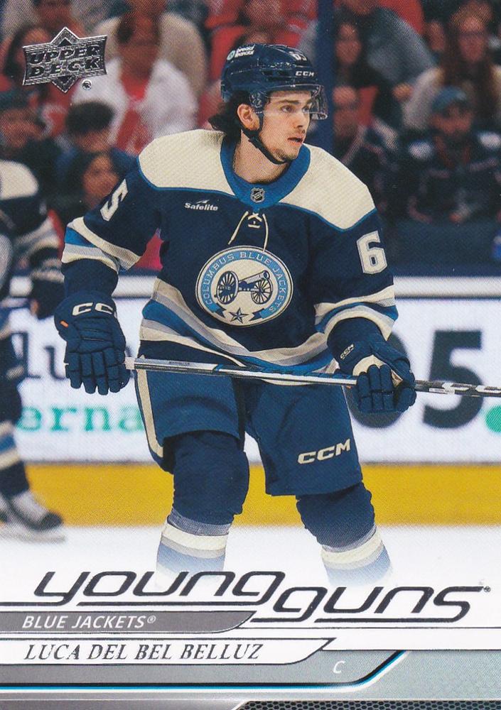 #214 Luca Del Bel Belluz - Columbus Blue Jackets - 2024-25 Upper Deck Hockey