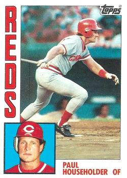 #214 Paul Householder - Cincinnati Reds - 1984 Topps Baseball