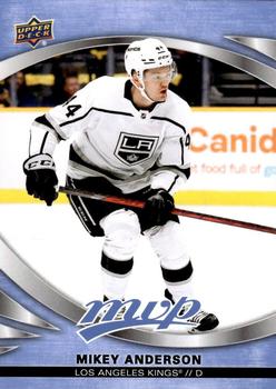 #214 Mikey Anderson - Los Angeles Kings - 2023-24 Upper Deck MVP - Ice Battles Hockey