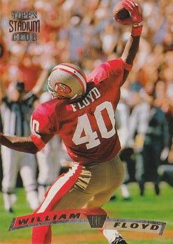 #214 William Floyd - San Francisco 49ers - 1996 Stadium Club Football
