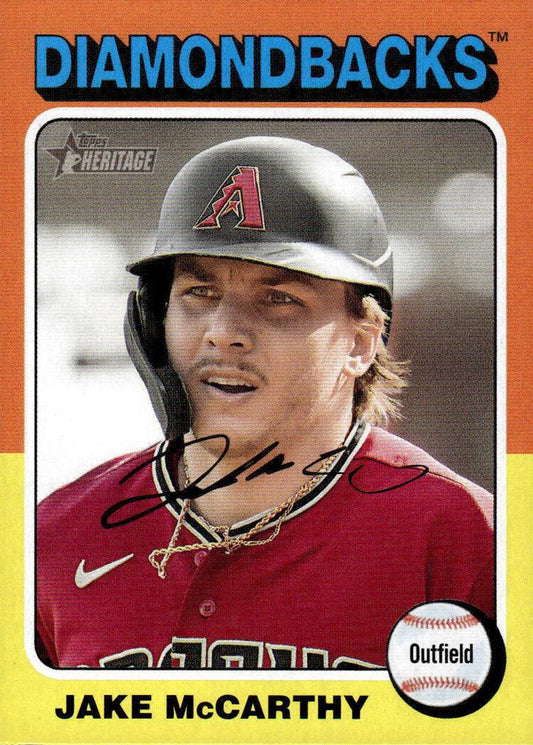 #214 Jake McCarthy - Arizona Diamondbacks - 2024 Topps Heritage Baseball