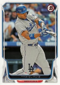 #214 Yasiel Puig - Los Angeles Dodgers - 2014 Bowman Baseball