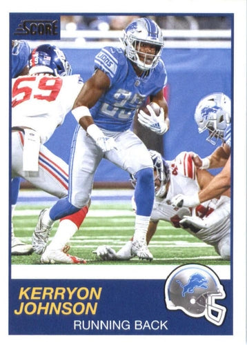 #214 Kerryon Johnson - Detroit Lions - 2019 Score Football