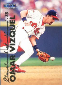 #214 Omar Vizquel - Cleveland Indians - 1999 Fleer Tradition Baseball
