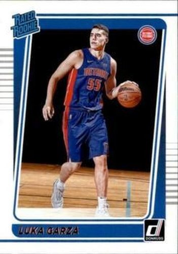 #214 Luka Garza - Detroit Pistons - 2021-22 Donruss Basketball