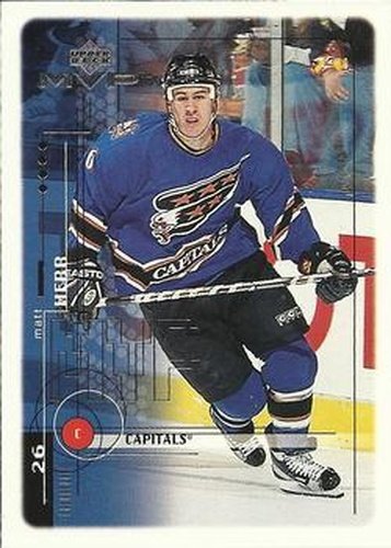 #214 Matt Herr - Washington Capitals - 1998-99 Upper Deck MVP Hockey