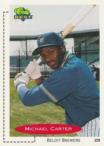 #214 Michael Carter - Beloit Brewers - 1991 Classic Best Baseball