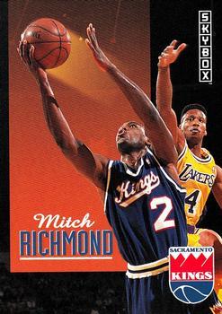 #214 Mitch Richmond - Sacramento Kings - 1992-93 SkyBox Basketball