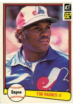 #214 Tim Raines - Montreal Expos - 1982 Donruss Baseball