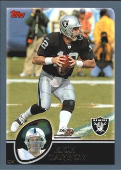 #214 Rich Gannon - Oakland Raiders - 2003 Topps Football