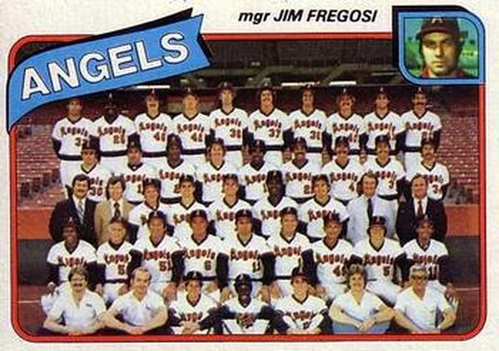 #214 California Angels / Jim Fregosi - California Angels - 1980 Topps Baseball