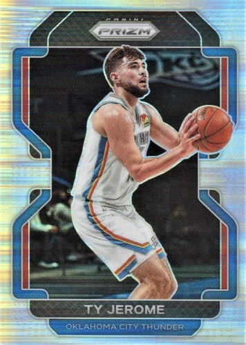 #214 Ty Jerome - Oklahoma City Thunder - 2021-22 Panini Prizm - Silver Basketball