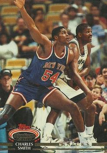 #214 Charles Smith - New York Knicks - 1992-93 Stadium Club Basketball