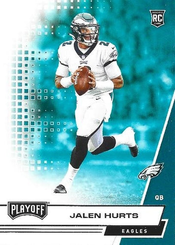 #214 Jalen Hurts - Philadelphia Eagles - 2020 Panini Playoff Football