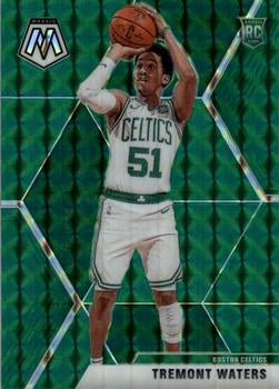#214 Tremont Waters - Boston Celtics - 2019-20 Panini Mosaic - Green Prizm Basketball