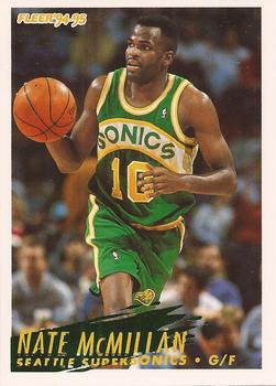 #214 Nate McMillan - Seattle SuperSonics - 1994-95 Fleer Basketball