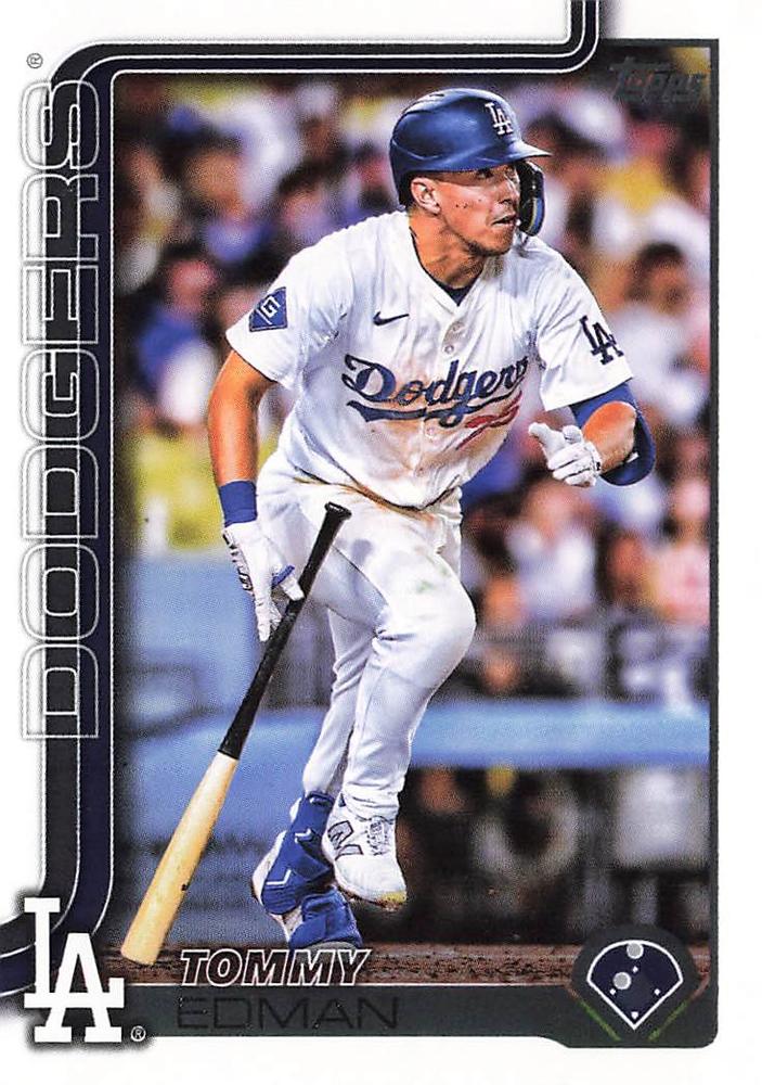 #214 Tommy Edman - Los Angeles Dodgers - 2025 Topps Baseball