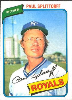 #214 Paul Splittorff - Kansas City Royals - 1980 O-Pee-Chee Baseball