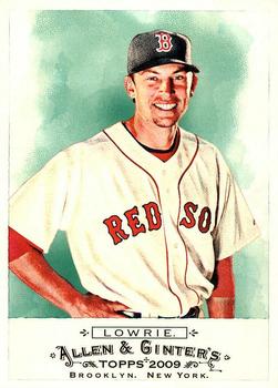 #215 Jed Lowrie - Boston Red Sox - 2009 Topps Allen & Ginter Baseball