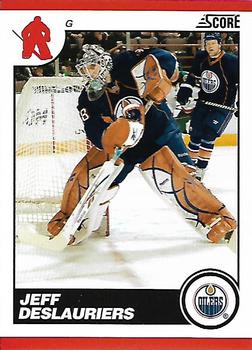 #215 Jeff Deslauriers - Edmonton Oilers - 2010-11 Score Hockey