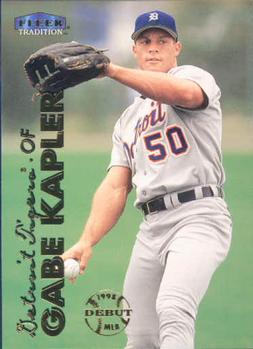 #215 Gabe Kapler - Detroit Tigers - 1999 Fleer Tradition Baseball
