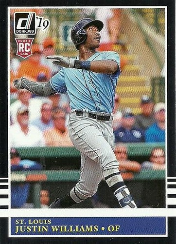 #215 Justin Williams - St. Louis Cardinals - 2019 Donruss Baseball