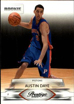 #215 Austin Daye - Detroit Pistons - 2009-10 Panini Prestige Basketball