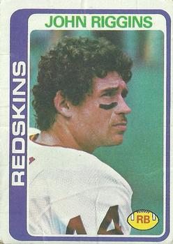 #215 John Riggins - Washington Redskins - 1978 Topps Football