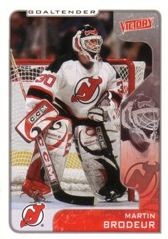 #215 Martin Brodeur - New Jersey Devils - 2001-02 Upper Deck Victory Hockey