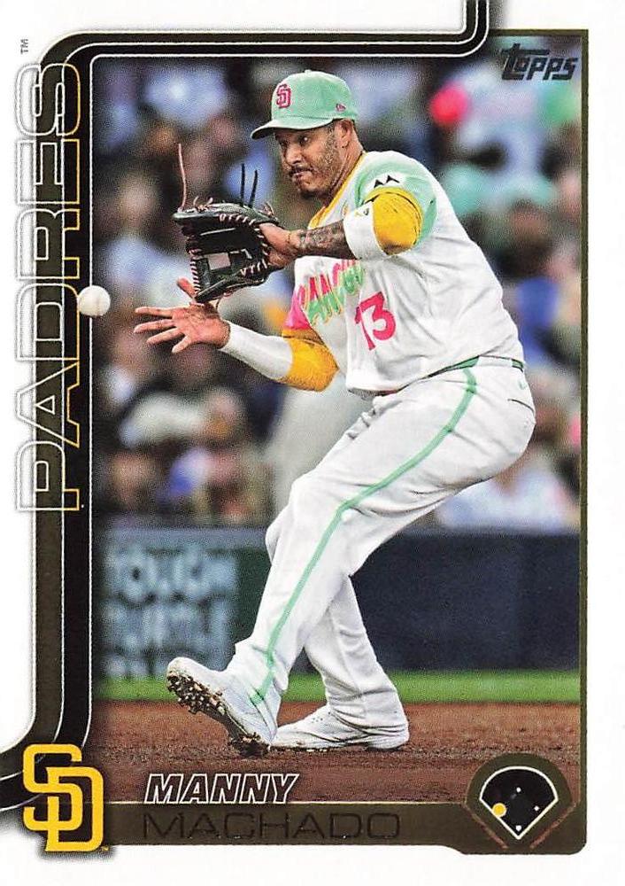 #215 Manny Machado - San Diego Padres - 2025 Topps Baseball