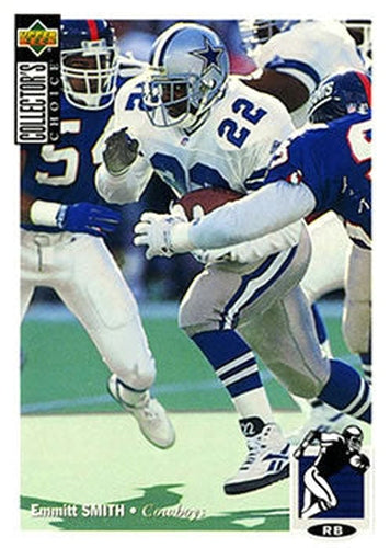 #215 Emmitt Smith - Dallas Cowboys - 1994 Collector's Choice Football