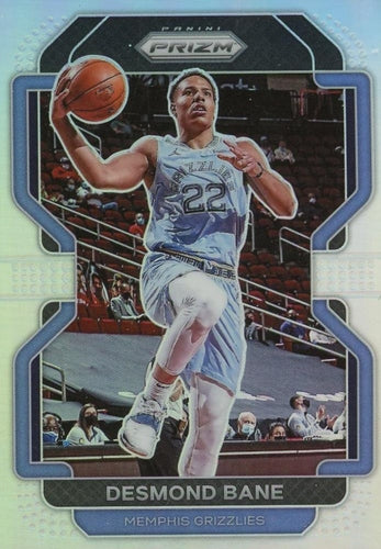 #215 Desmond Bane - Memphis Grizzlies - 2021-22 Panini Prizm - Silver Basketball