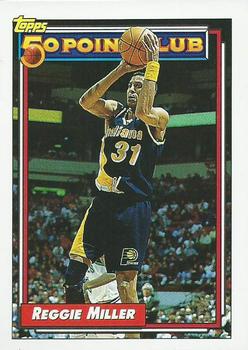 #215 Reggie Miller - Indiana Pacers - 1992-93 Topps Basketball