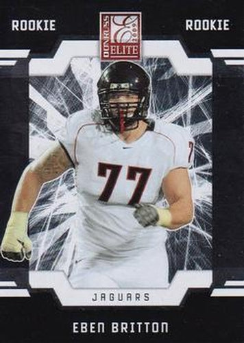 #215 Eben Britton - Jacksonville Jaguars - 2009 Donruss Elite Football