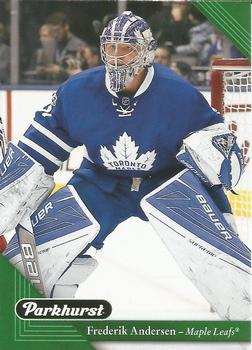 #215 Frederik Andersen - Toronto Maple Leafs - 2017-18 Parkhurst Hockey