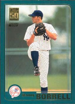 #T215 Danny Borrell - New York Yankees - 2001 Topps Traded & Rookies Baseball