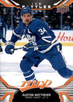 #215 Auston Matthews - Toronto Maple Leafs - 2022-23 Upper Deck MVP - Ice Battles Hockey