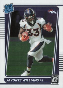 #215 Javonte Williams - Denver Broncos - 2021 Donruss Optic Football