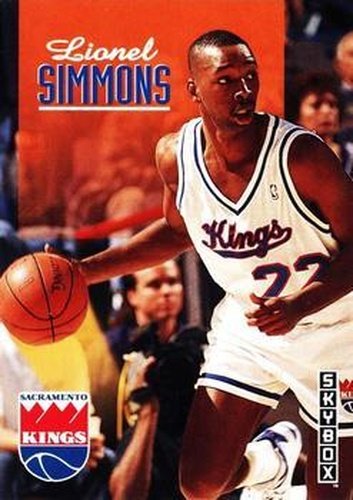 #215 Lionel Simmons - Sacramento Kings - 1992-93 SkyBox Basketball