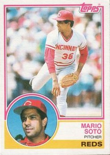 #215 Mario Soto - Cincinnati Reds - 1983 Topps Baseball