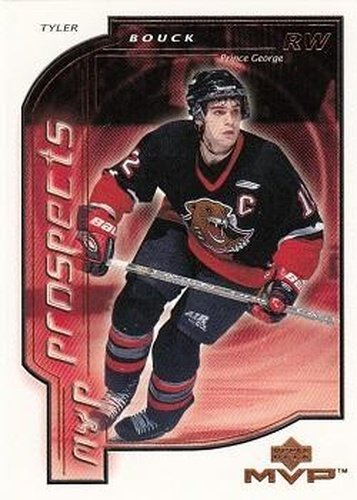 #215 Tyler Bouck - Prince George Cougars - 2000-01 Upper Deck MVP Hockey