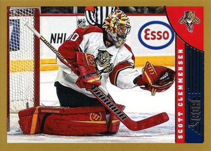 #215 Scott Clemmensen - Florida Panthers - 2013-14 Score - Gold Hockey