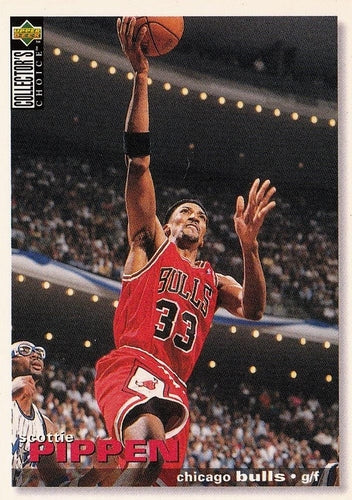 #215 Scottie Pippen - Chicago Bulls - 1995-96 Collector's Choice Basketball