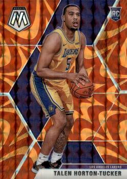 #215 Talen Horton-Tucker - Los Angeles Lakers - 2019-20 Panini Mosaic - Reactive Orange Basketball