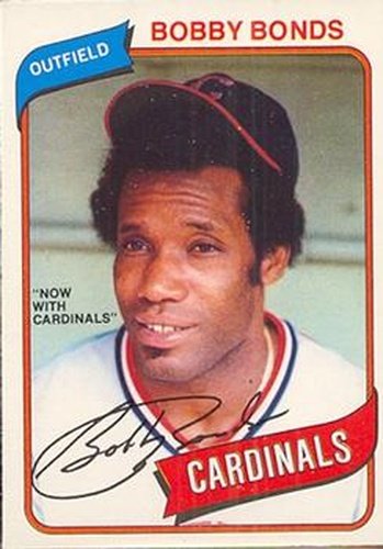 #215 Bobby Bonds - St. Louis Cardinals - 1980 O-Pee-Chee Baseball